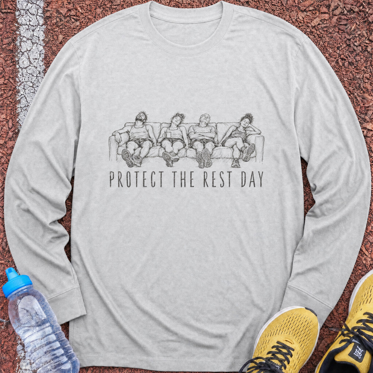 Protect the Rest Day Long Sleeve - Ash