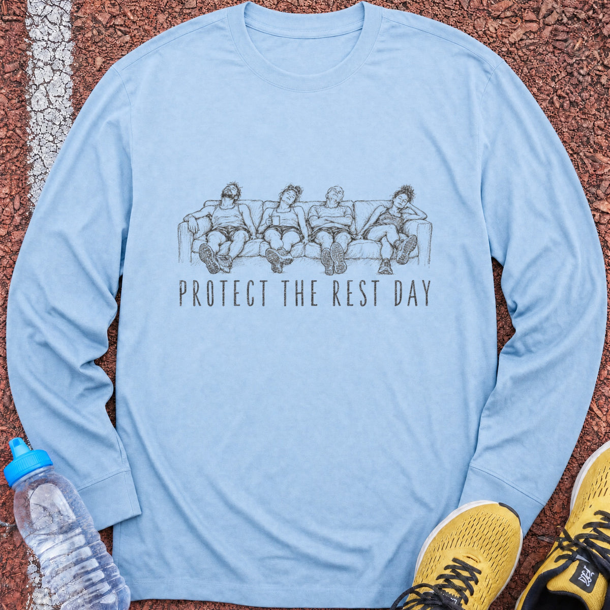 Protect the Rest Day Long Sleeve - Light Blue