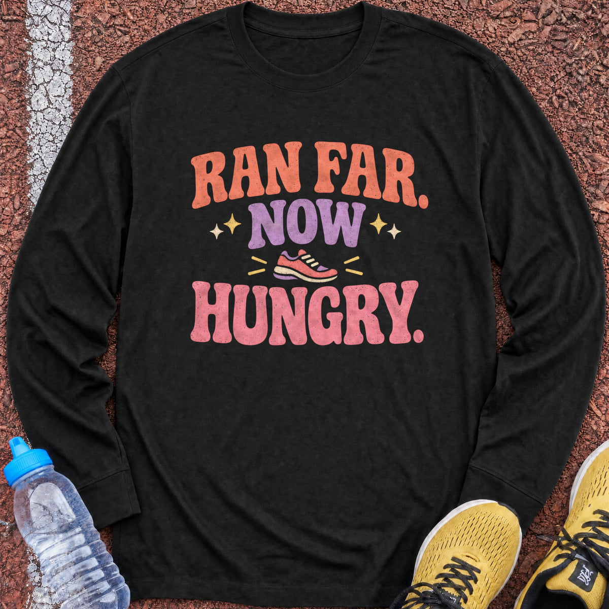 Ran Far Now Hungry Long Sleeve - Black