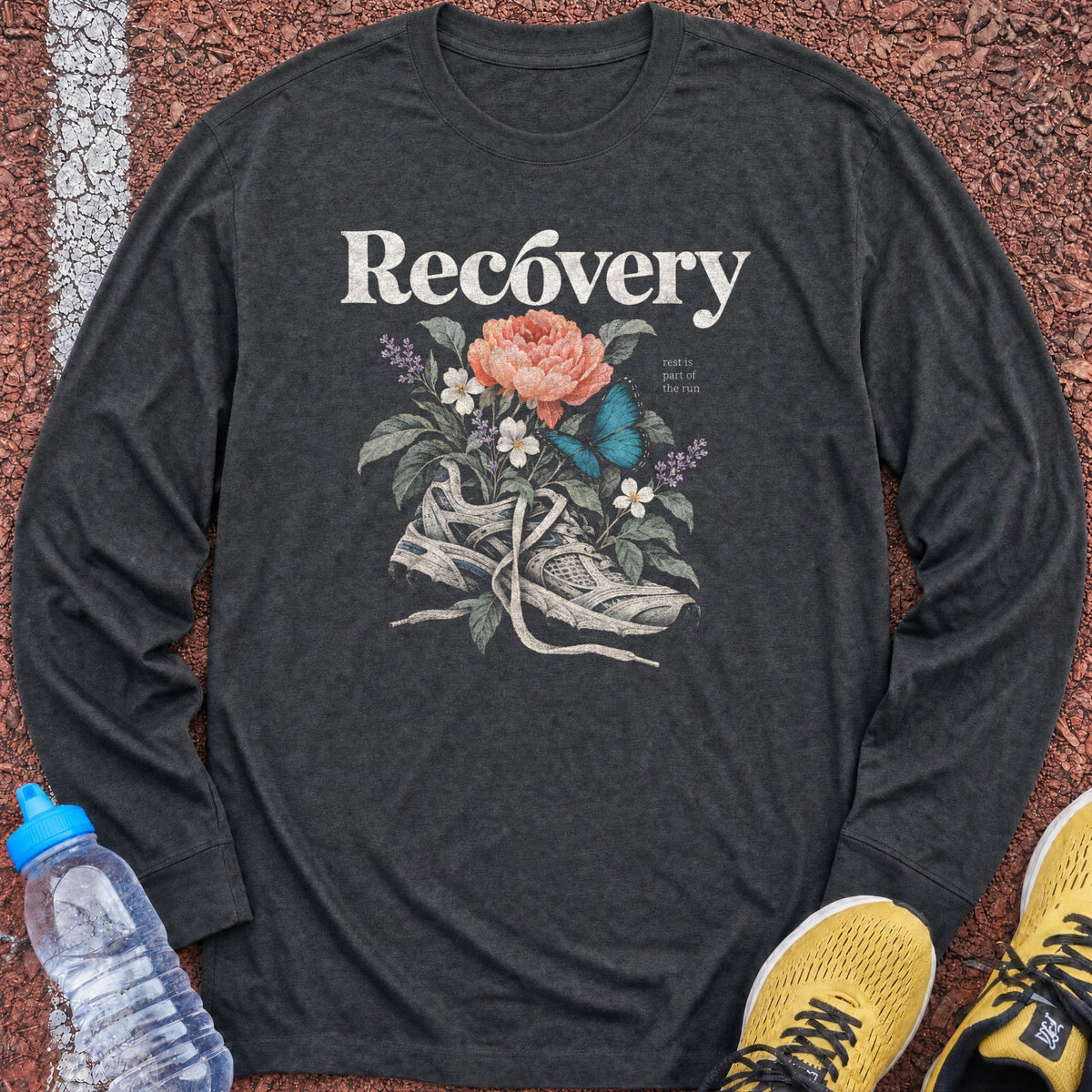 Recovery Long Sleeve - Dark Heather