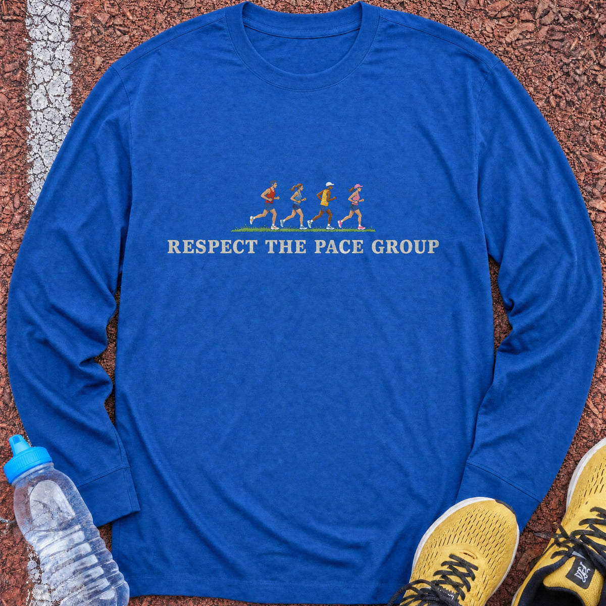 Respect the Pace Group Long Sleeve - Royal
