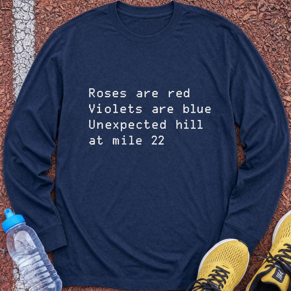 Roses Are Red Long Sleeve - Navy