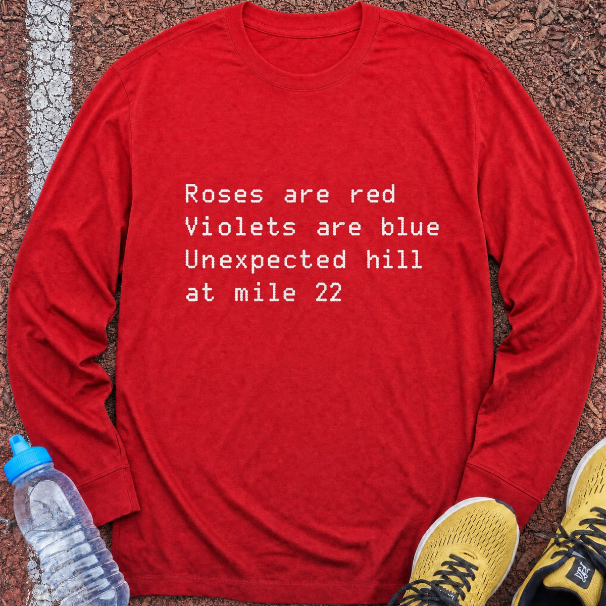 Roses Are Red Long Sleeve - Red
