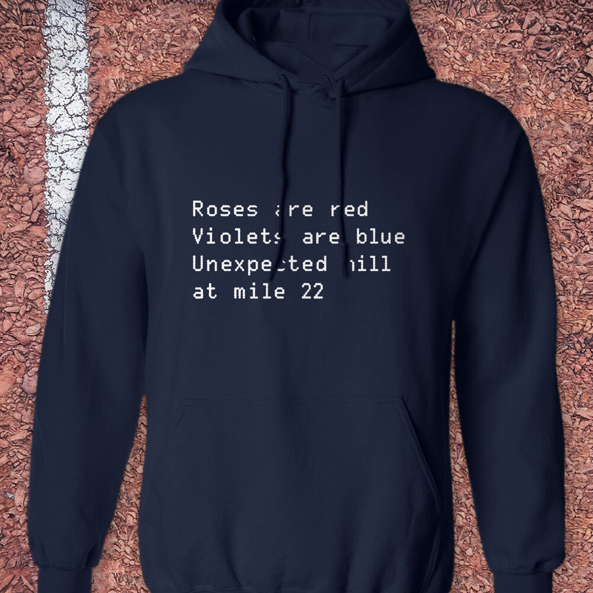 Roses Are Red Hoodie - Navy