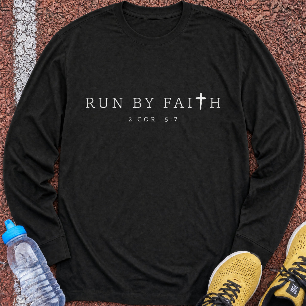 Run by Faith Long Sleeve - Black