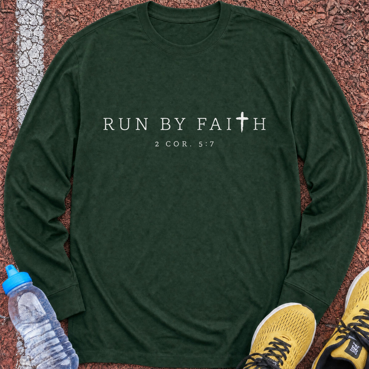 Run by Faith Long Sleeve - Forest Green