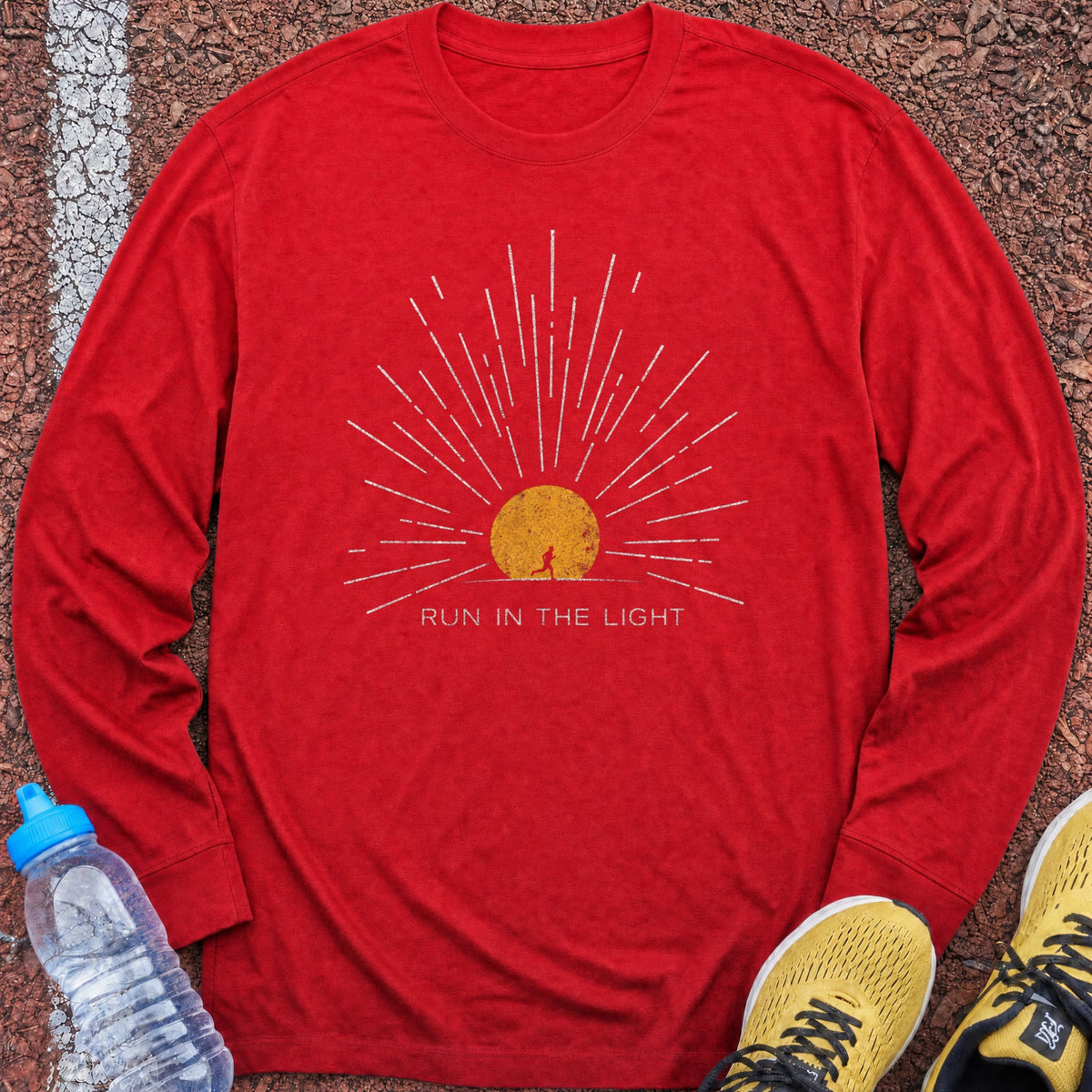 Run in the Light Long Sleeve - Red