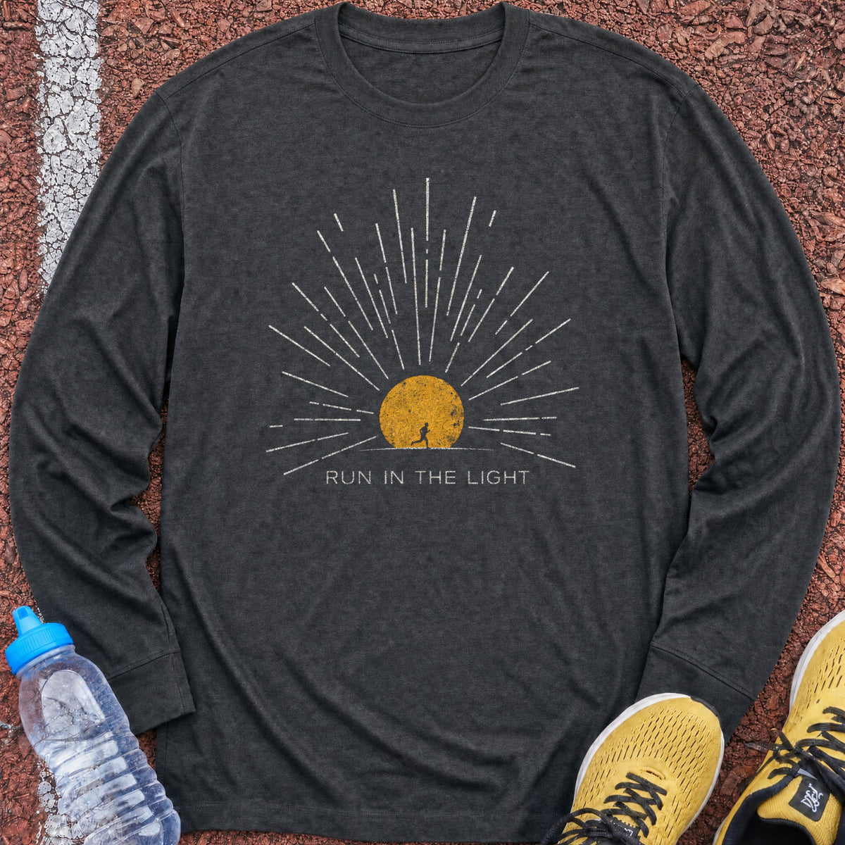 Run in the Light Long Sleeve - Dark Heather