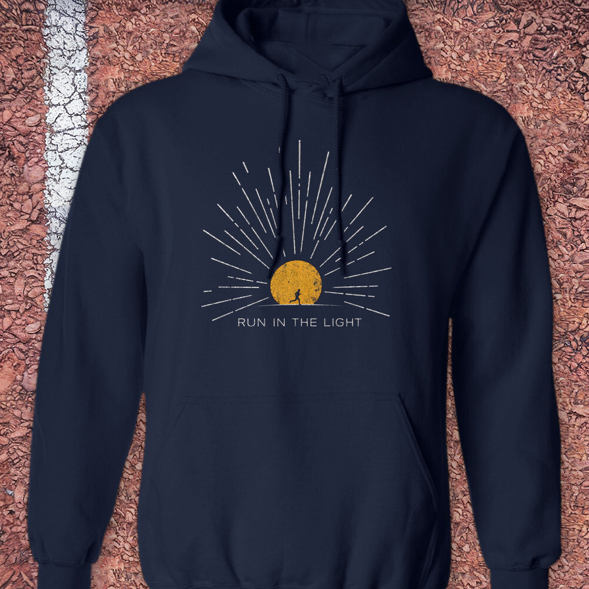 Run in the Light Hoodie - Navy
