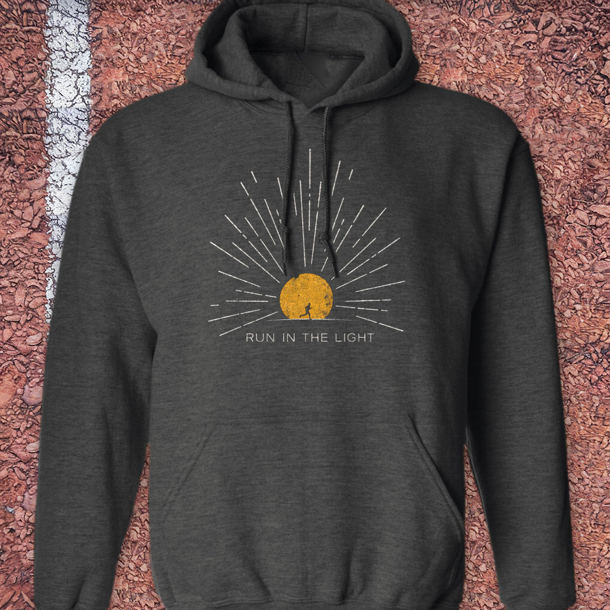 Run in the Light Hoodie - Dark Heather