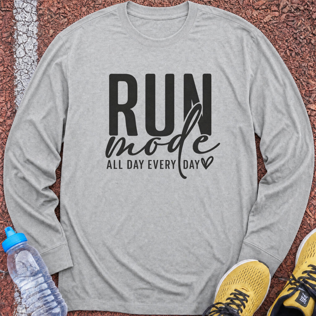 Run Mode Long Sleeve - Sport Grey