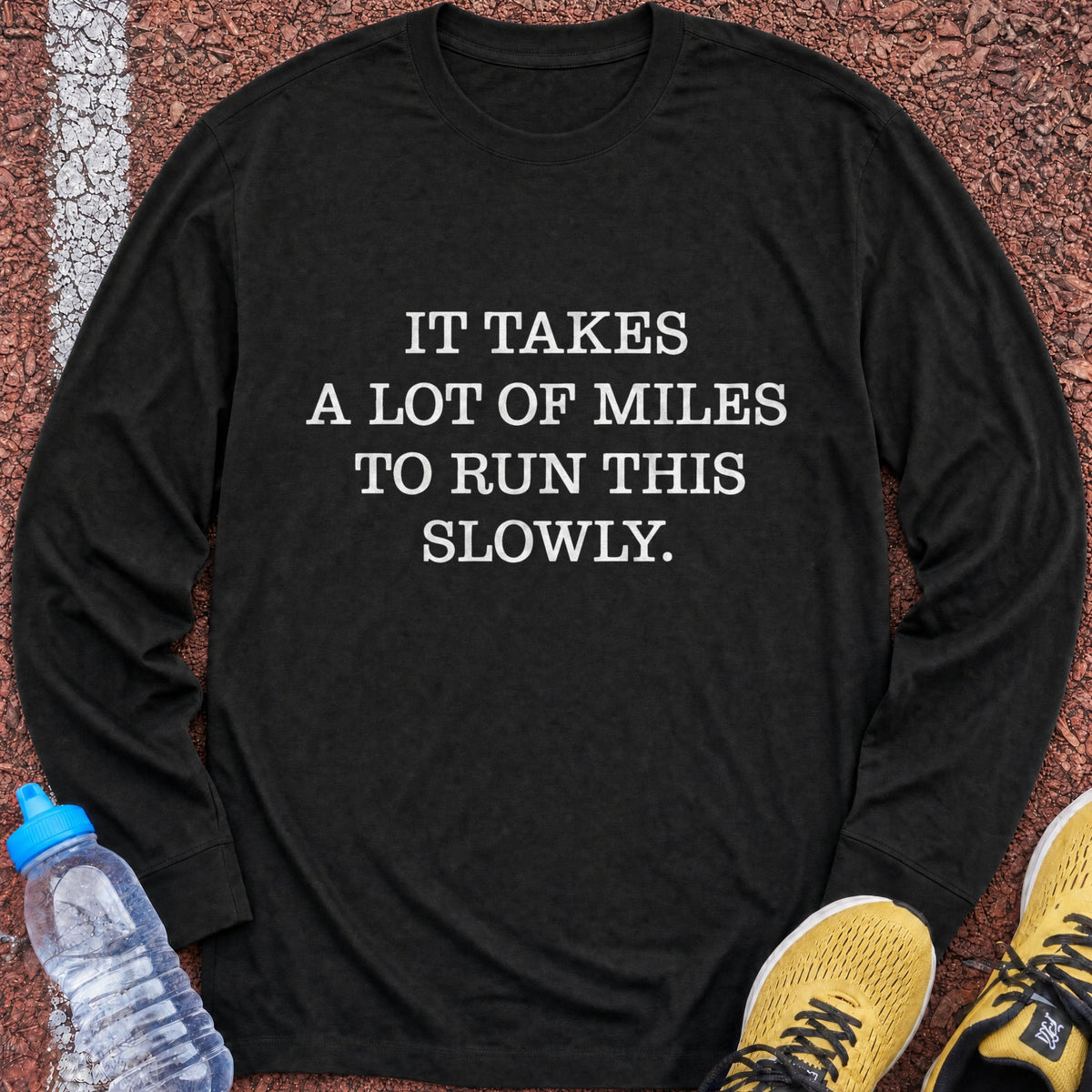 Run This Slowly Long Sleeve - Black