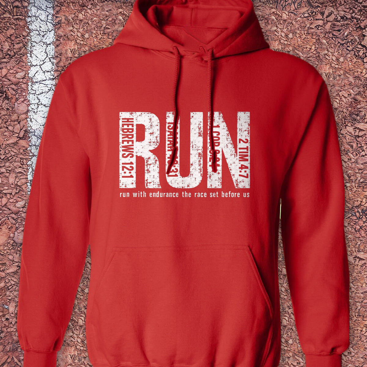 Run Verses Hoodie - Red