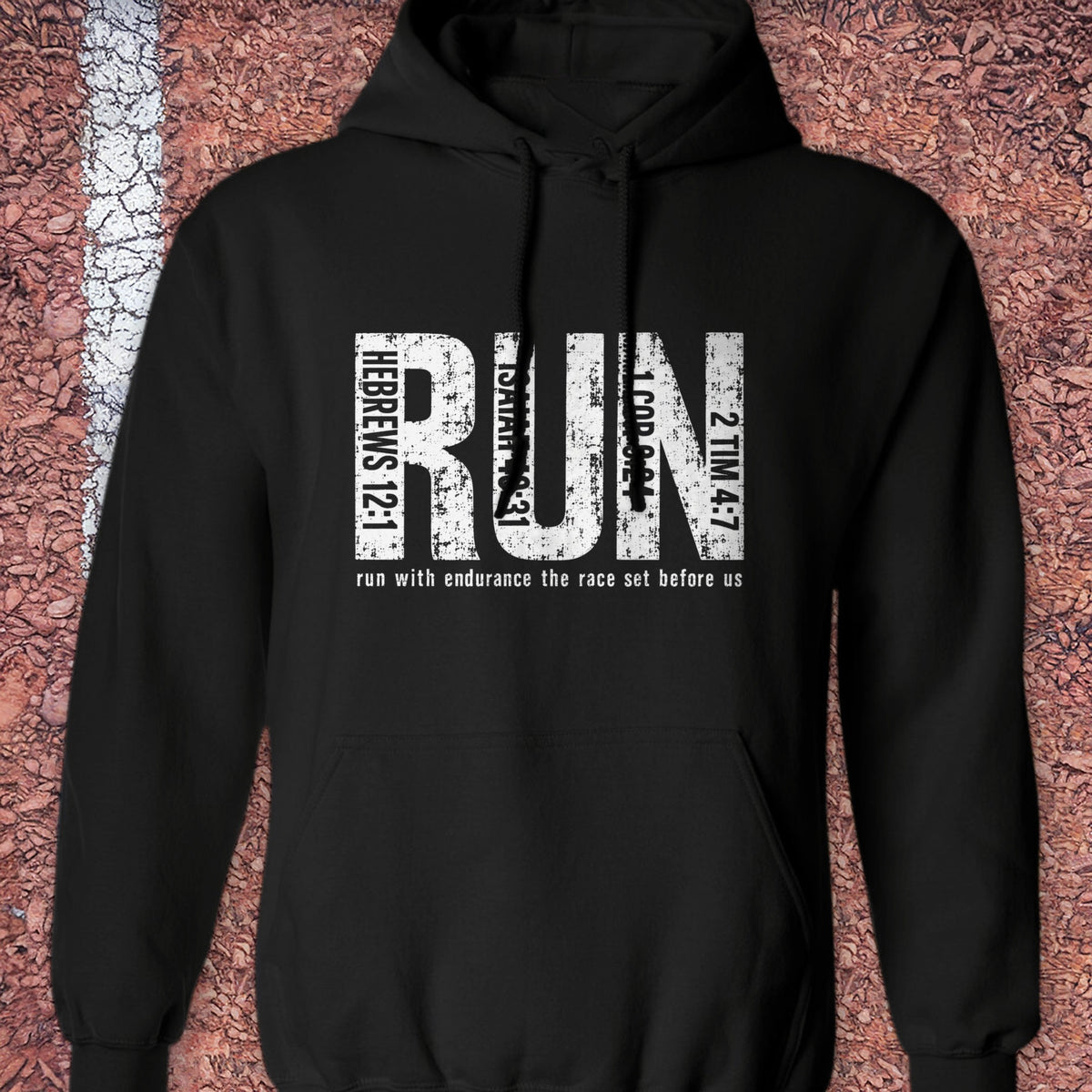 Run Verses Hoodie - Black