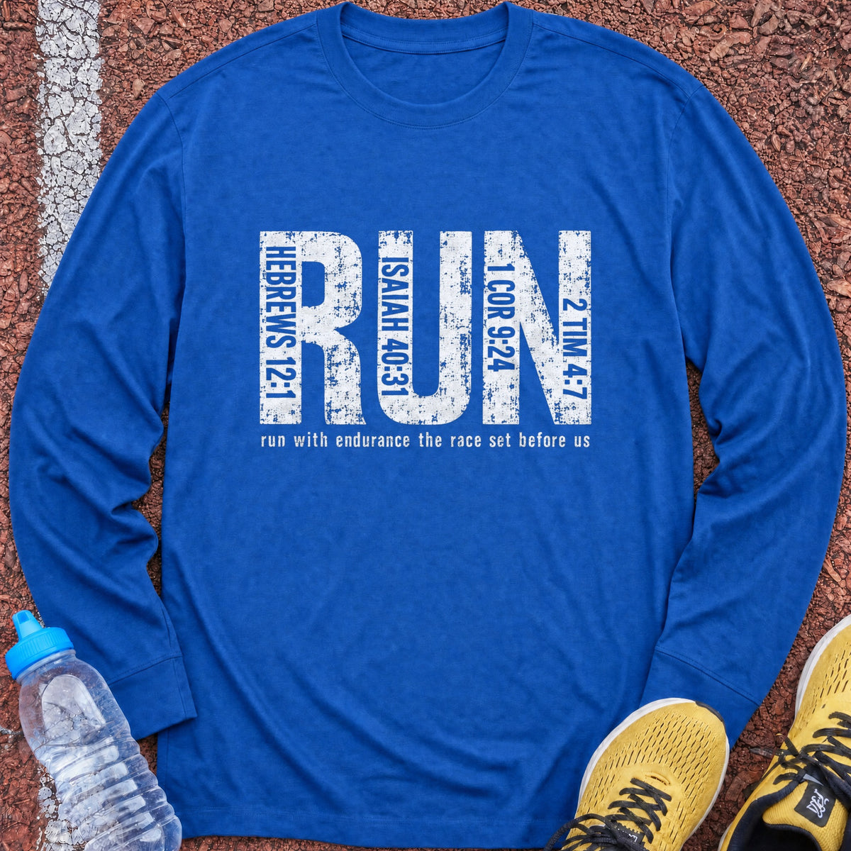 Run Verses Long Sleeve - Royal