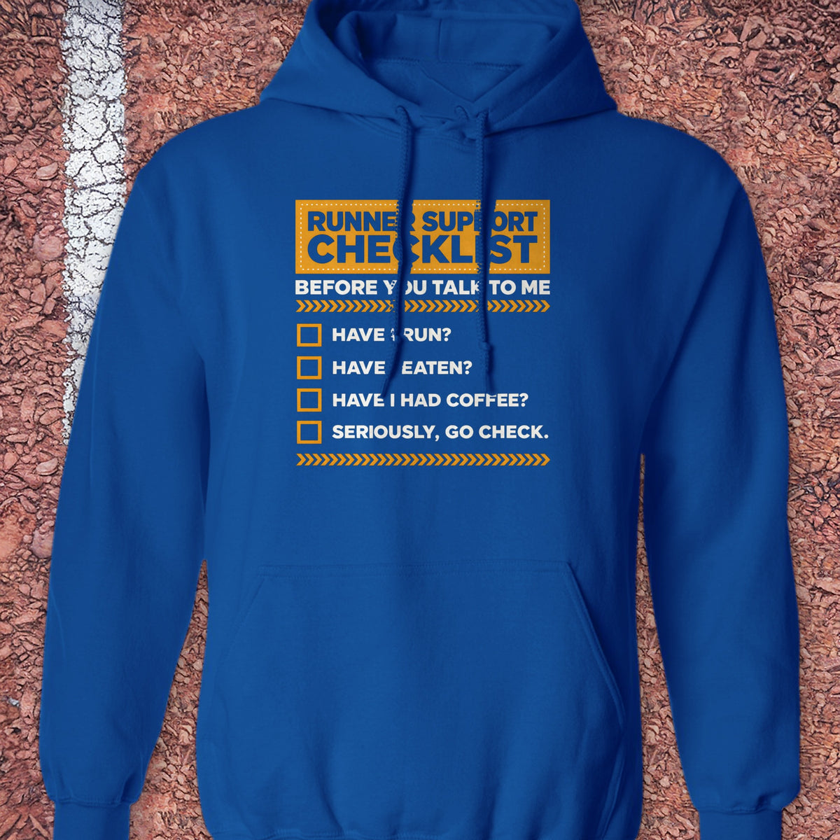 Runner Support Hoodie - Royal