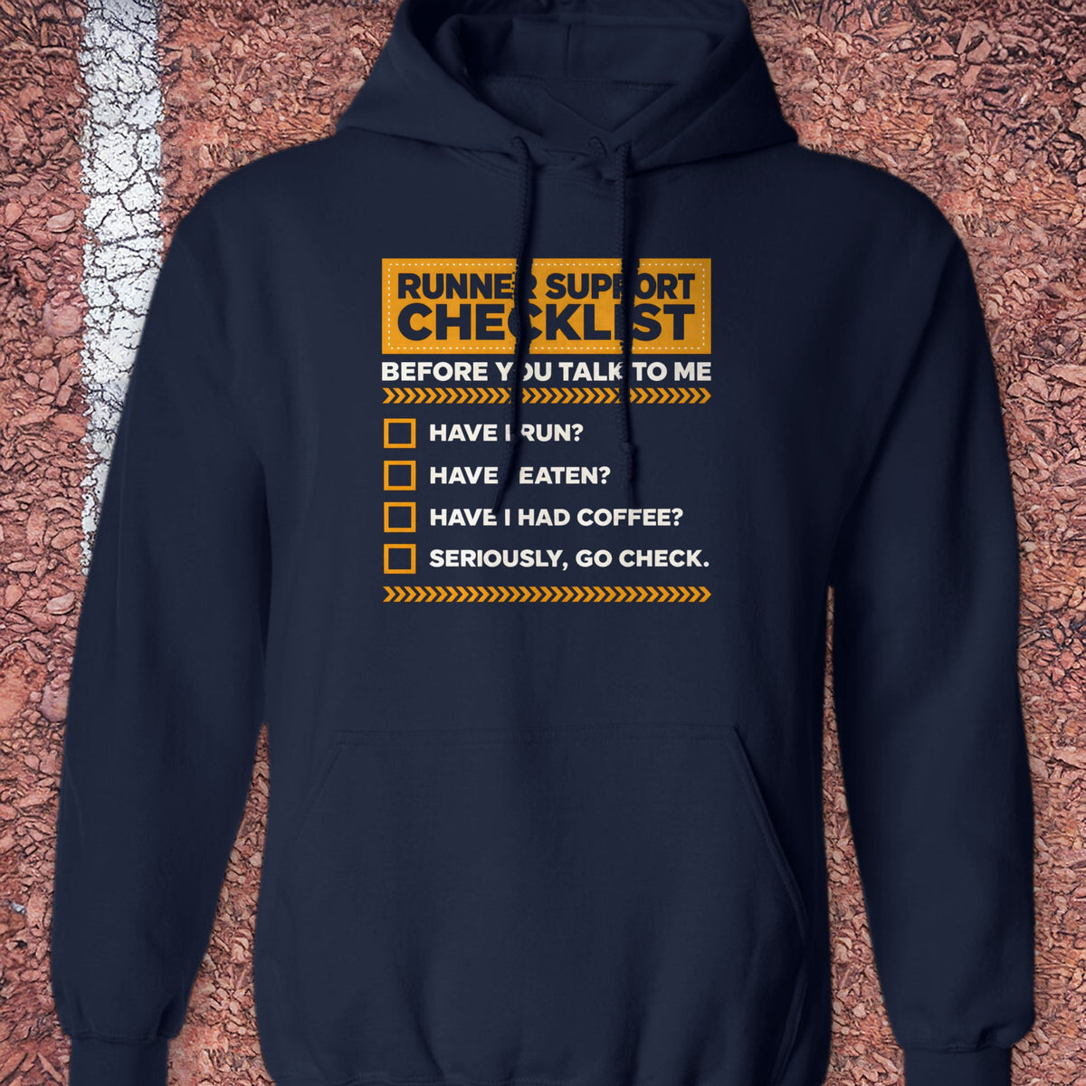 Runner Support Hoodie - Navy