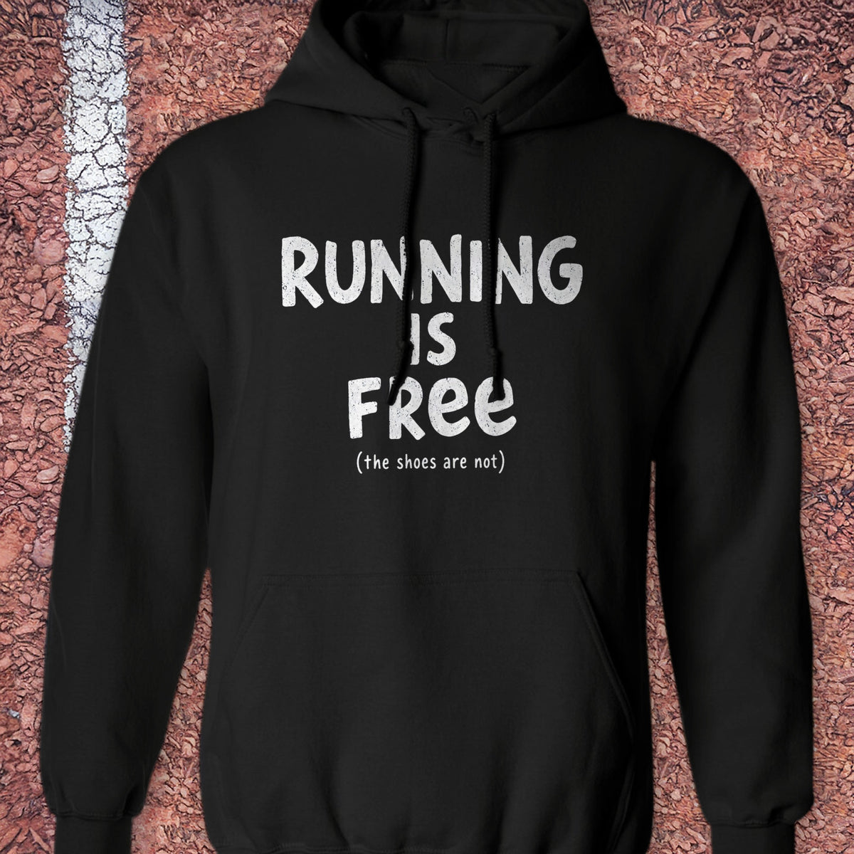 Running Is Free Hoodie - Black