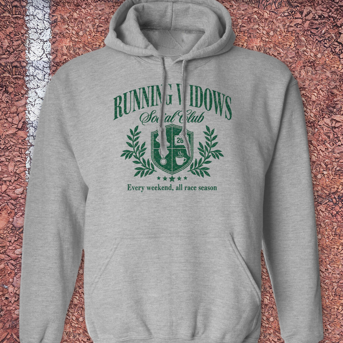 Running Widows Hoodie - Sport Grey