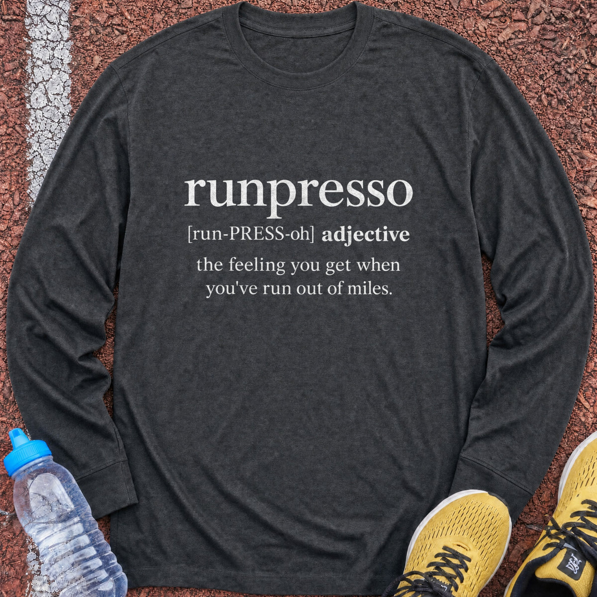 Runpresso Long Sleeve - Dark Heather