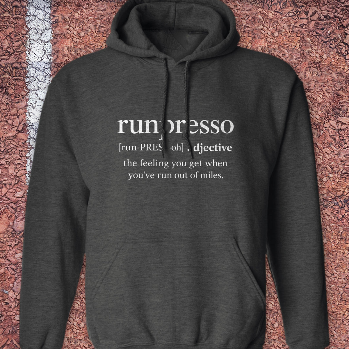 Runpresso Hoodie - Dark Heather