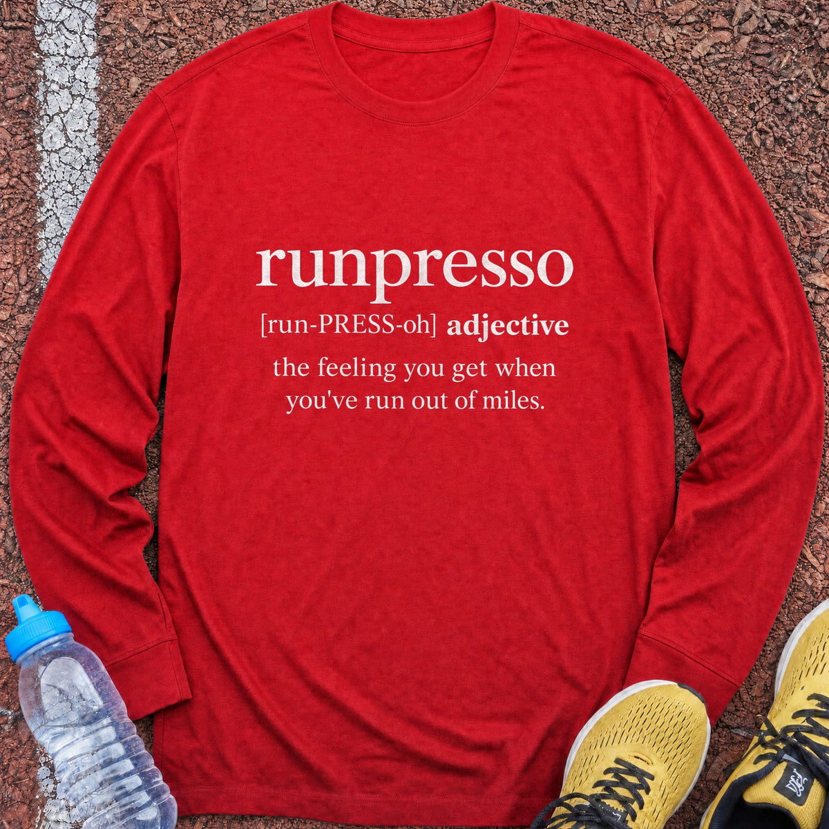 Runpresso Long Sleeve - Red