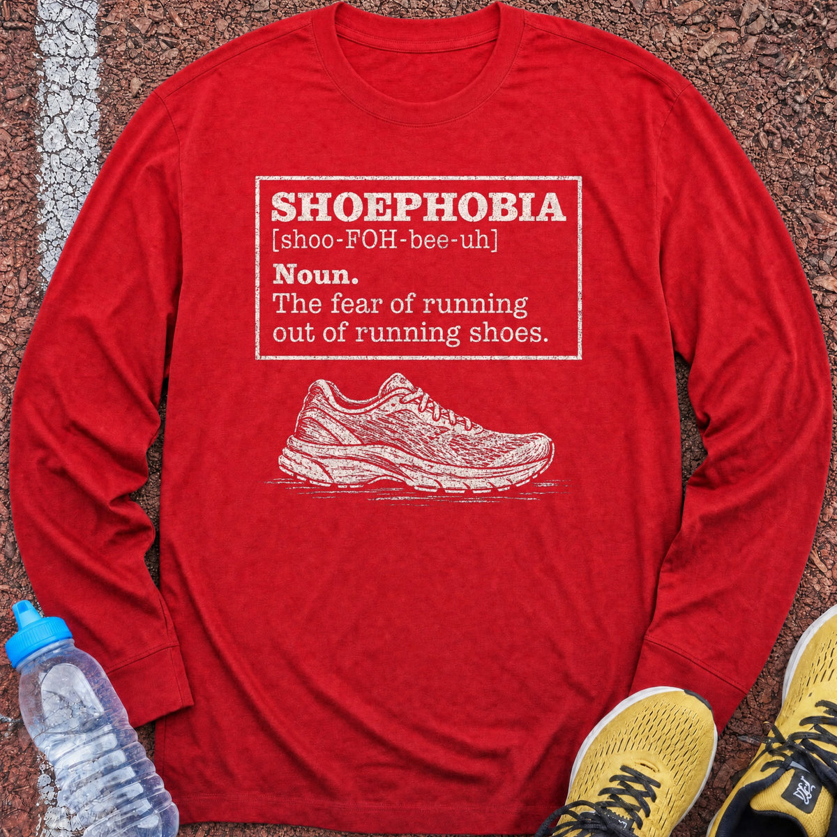 Shoephobia Long Sleeve - Red