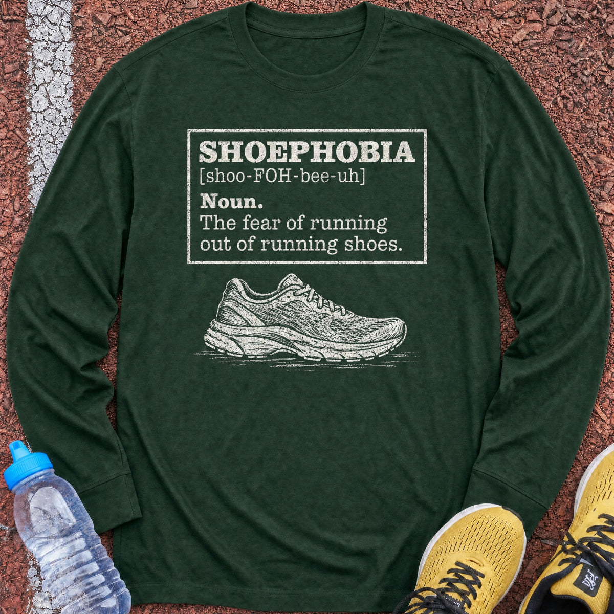 Shoephobia Long Sleeve - Forest Green