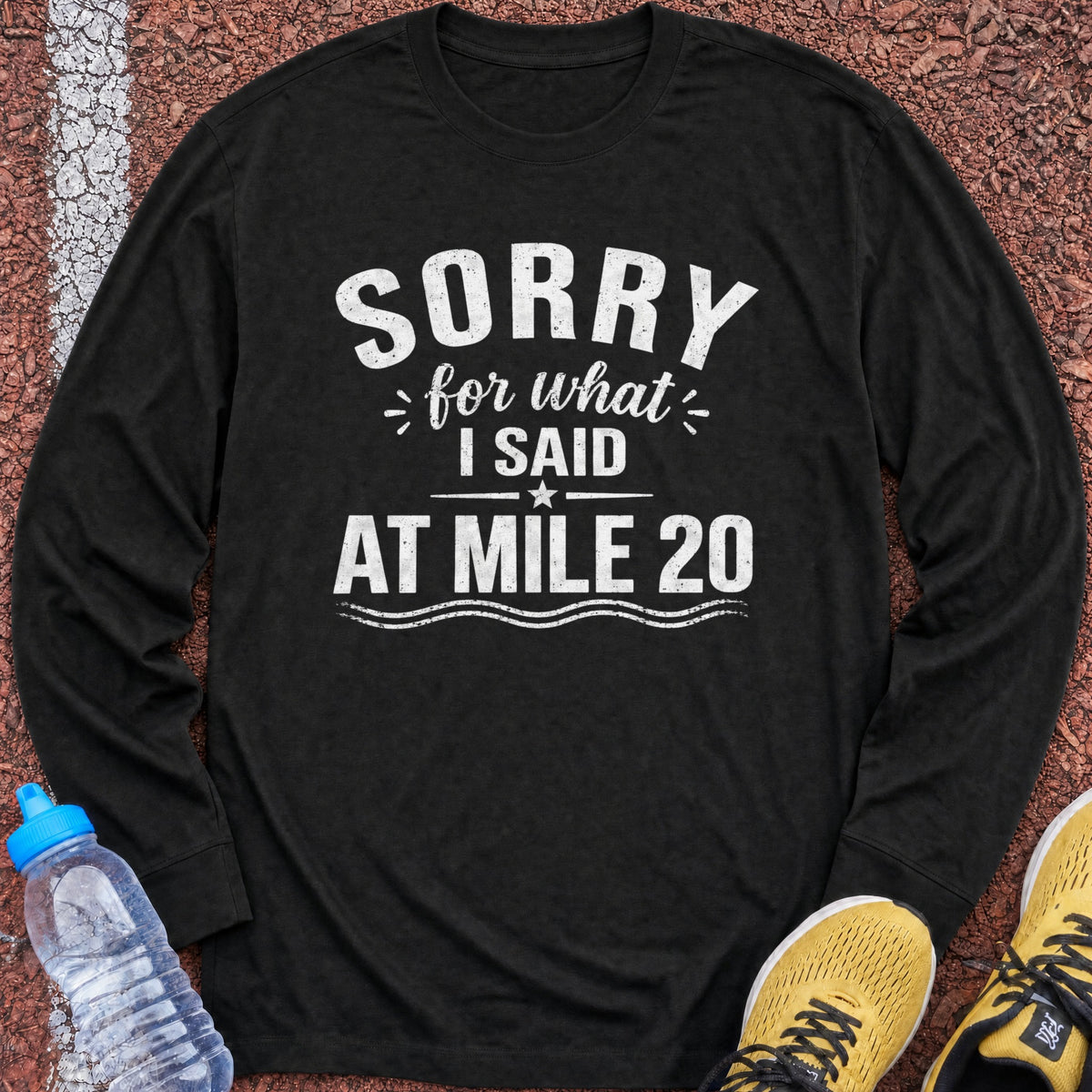Sorry Mile 20 Long Sleeve - Black