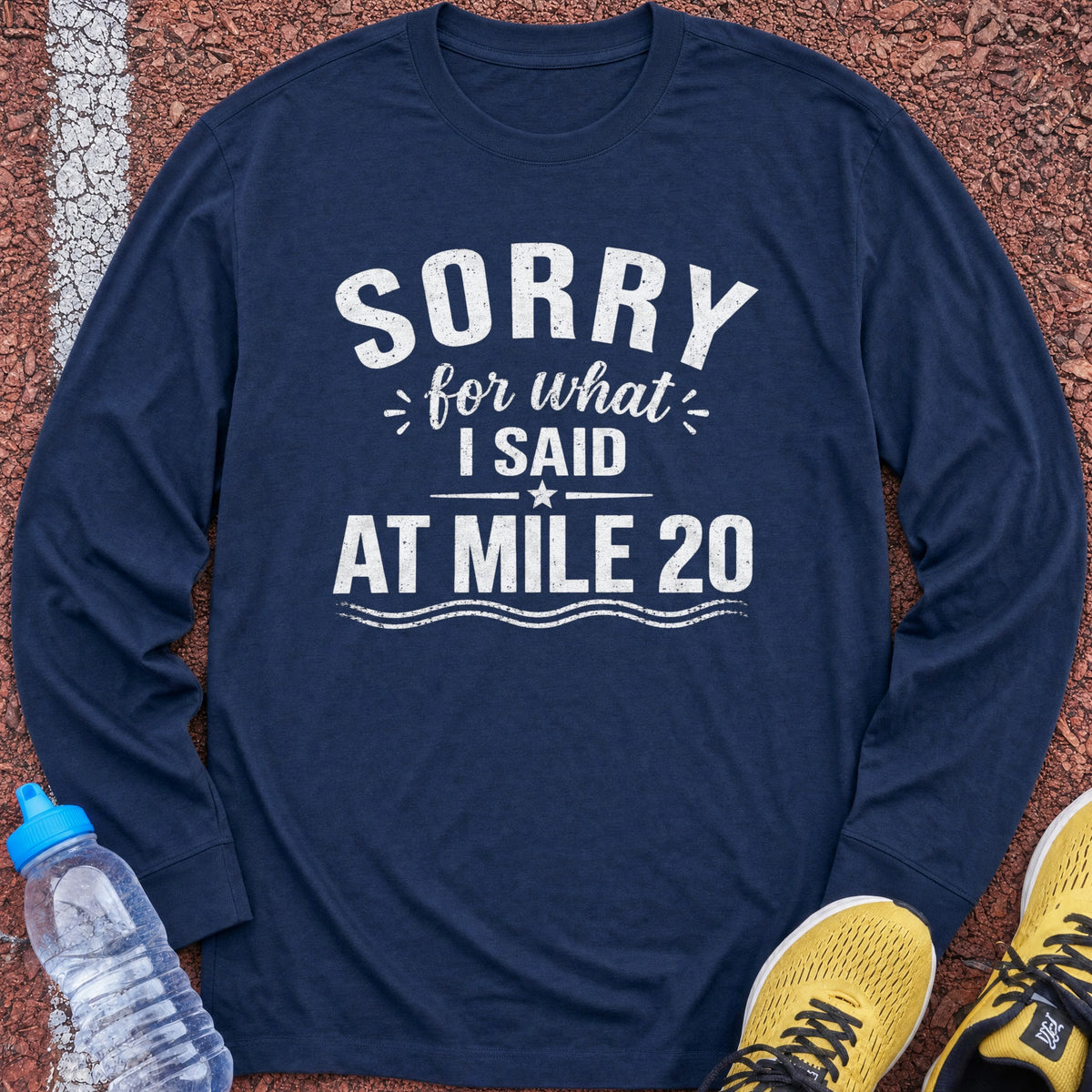 Sorry Mile 20 Long Sleeve - Navy