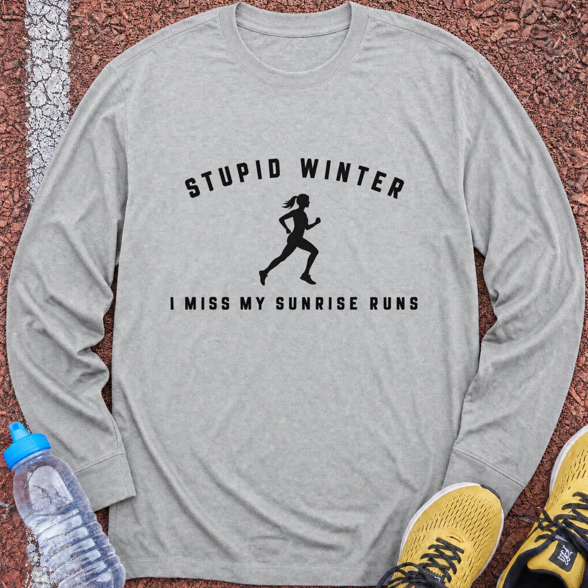 Stupid Winter Long Sleeve - Sport Grey
