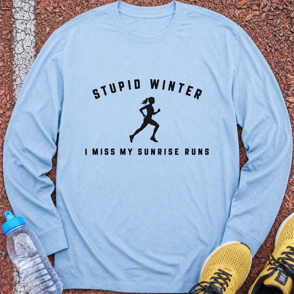 Stupid Winter Long Sleeve - Light Blue