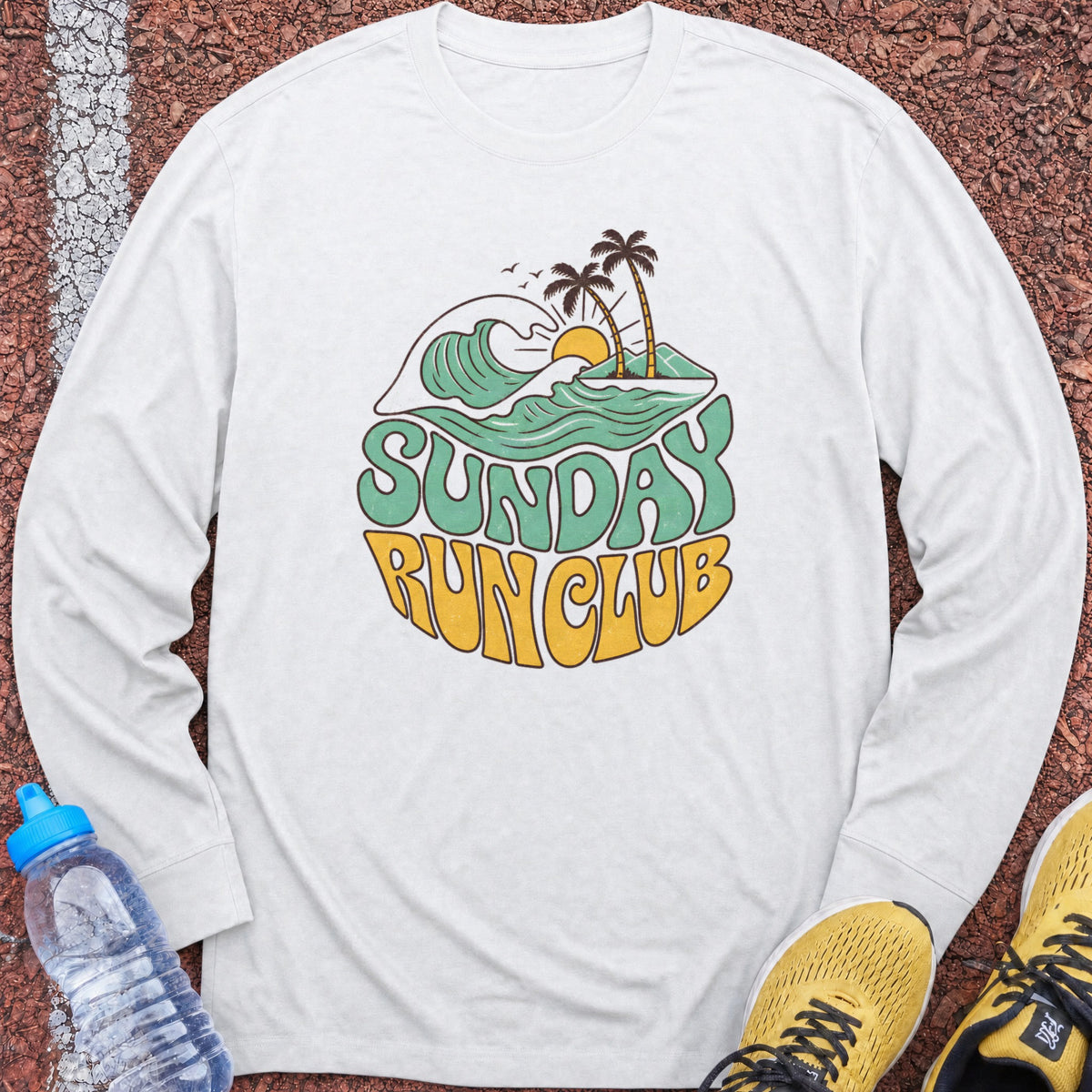 Sunday Run Club Long Sleeve - White