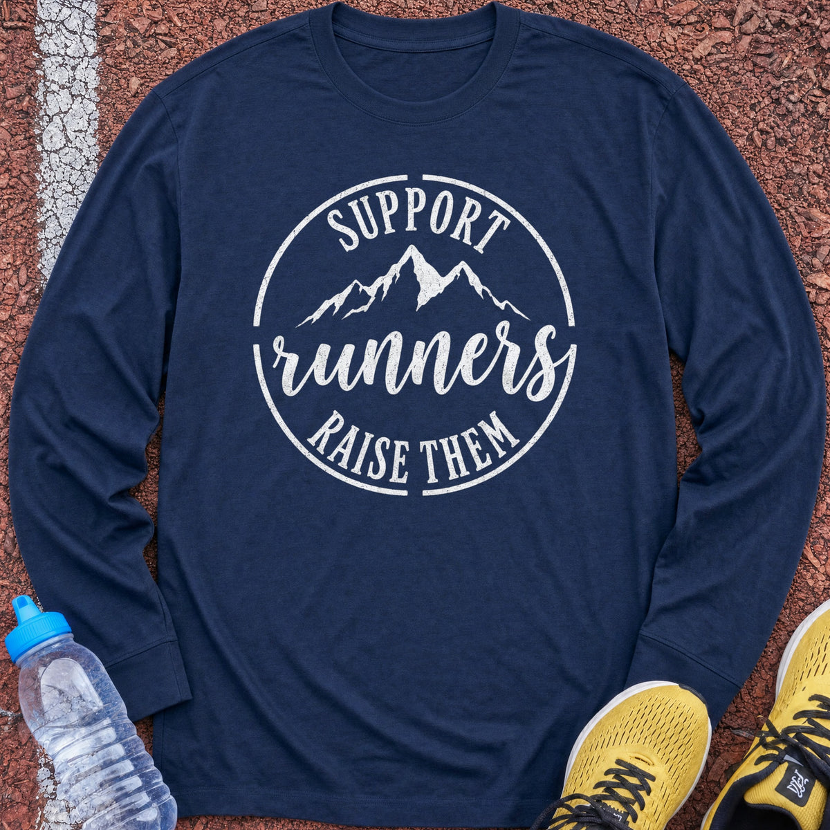 Support Runners Long Sleeve - Navy