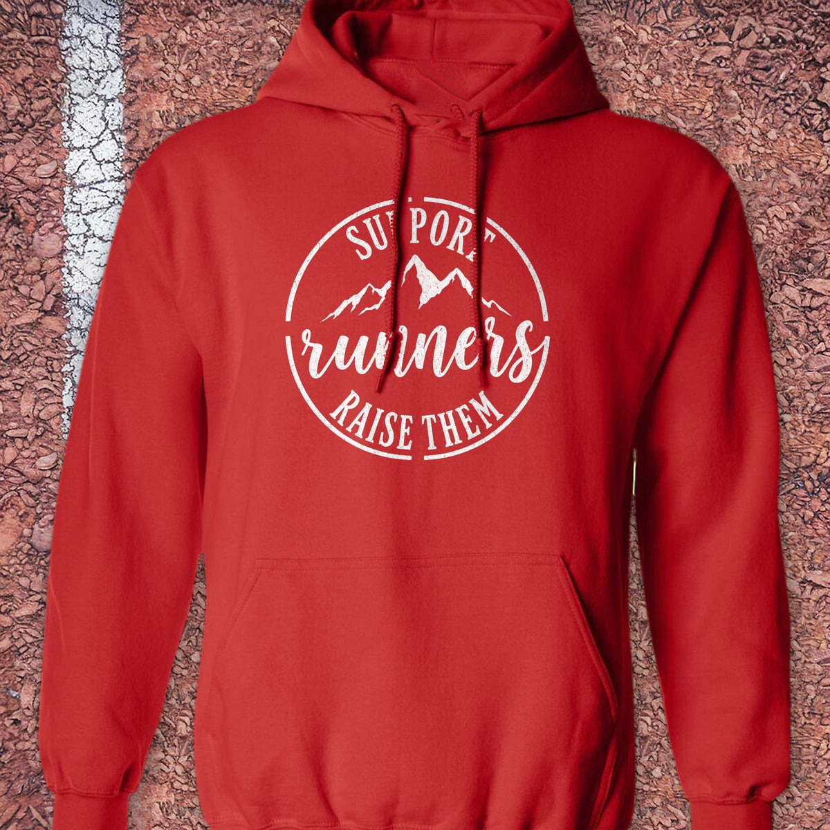 Support Runners Hoodie - Red