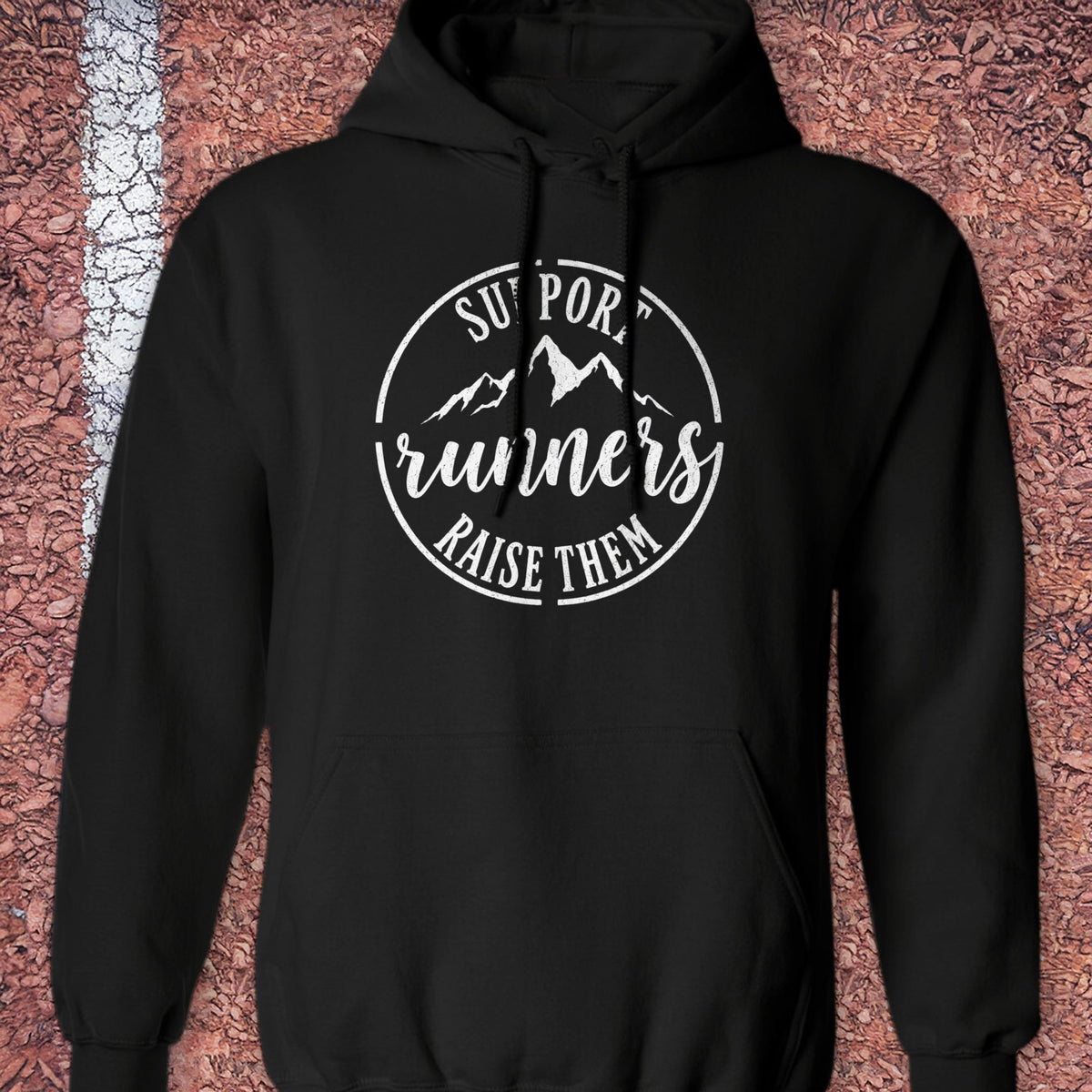 Support Runners Hoodie - Black
