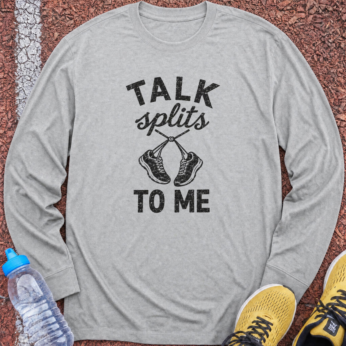 Talk Splits to Me Long Sleeve - Sport Grey