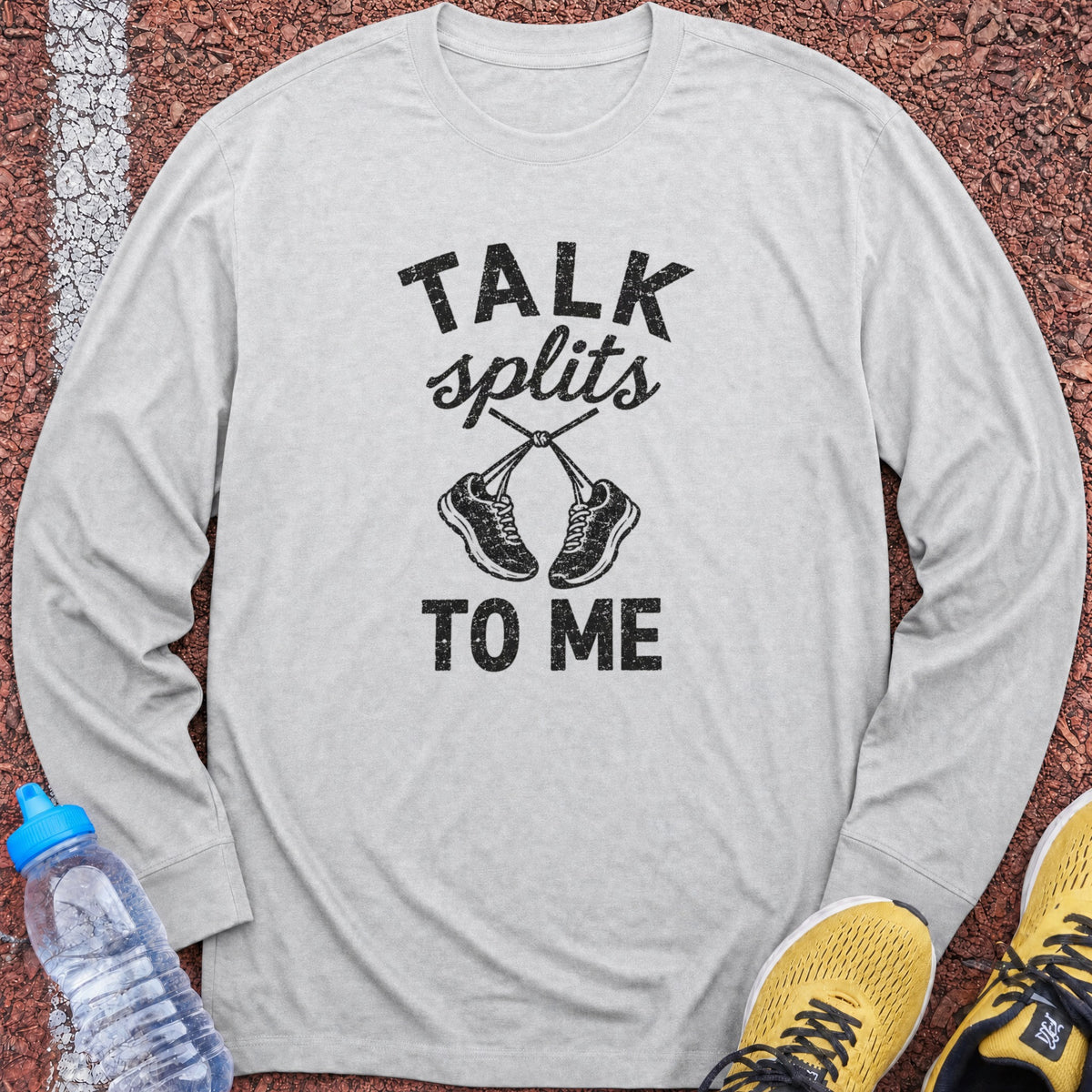 Talk Splits to Me Long Sleeve - Ash