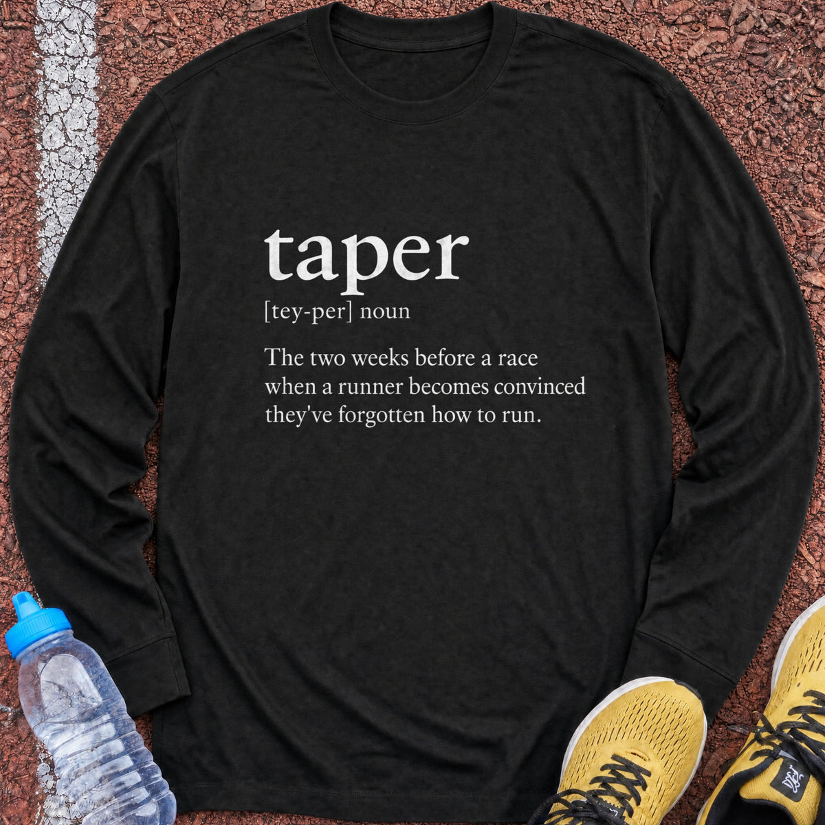 Taper Definition Long Sleeve - Black