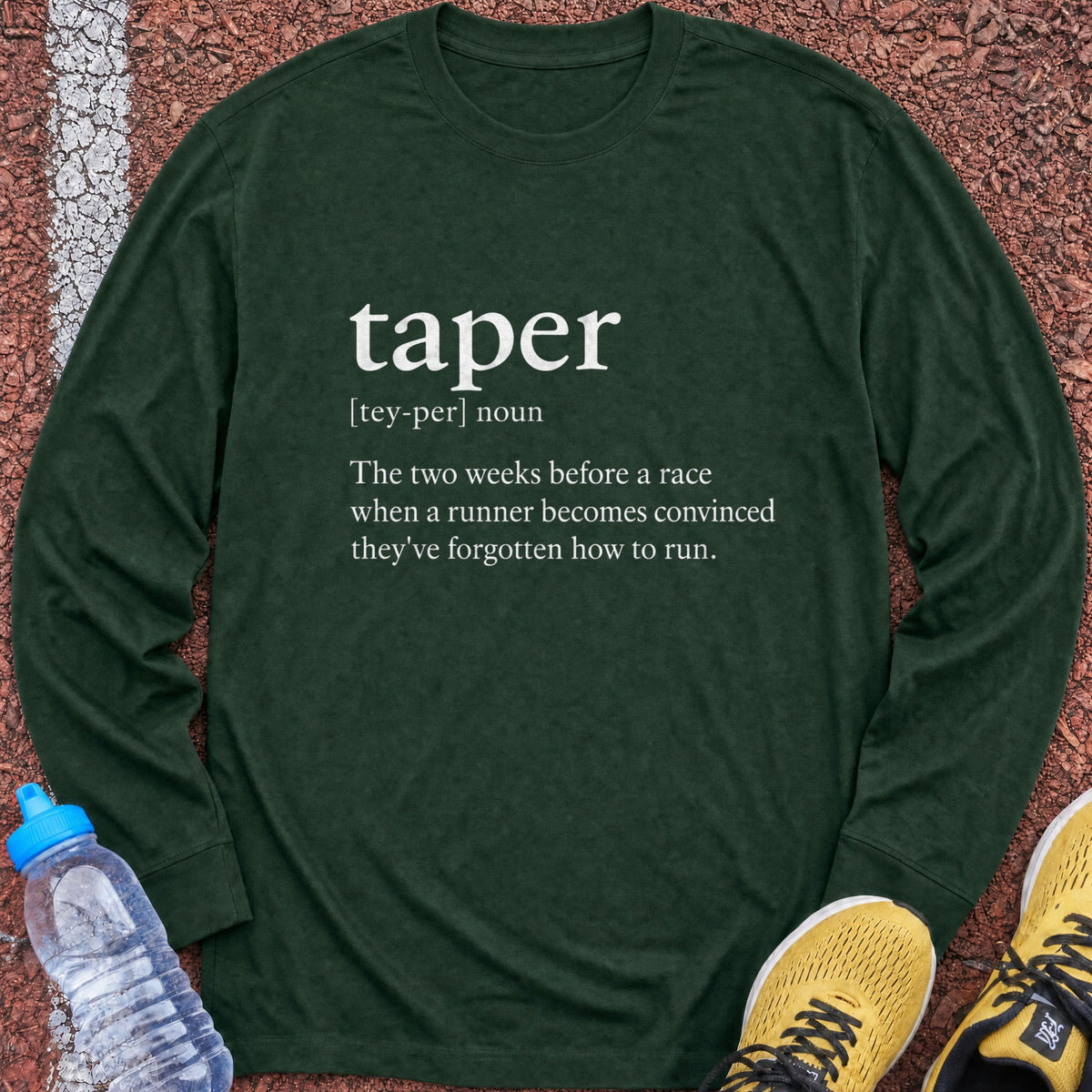 Taper Definition Long Sleeve - Forest Green