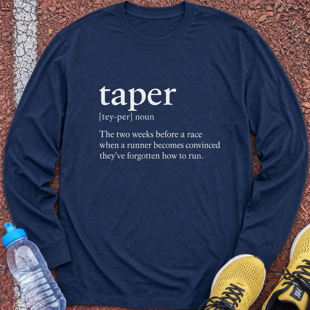 Taper Definition Long Sleeve - Navy