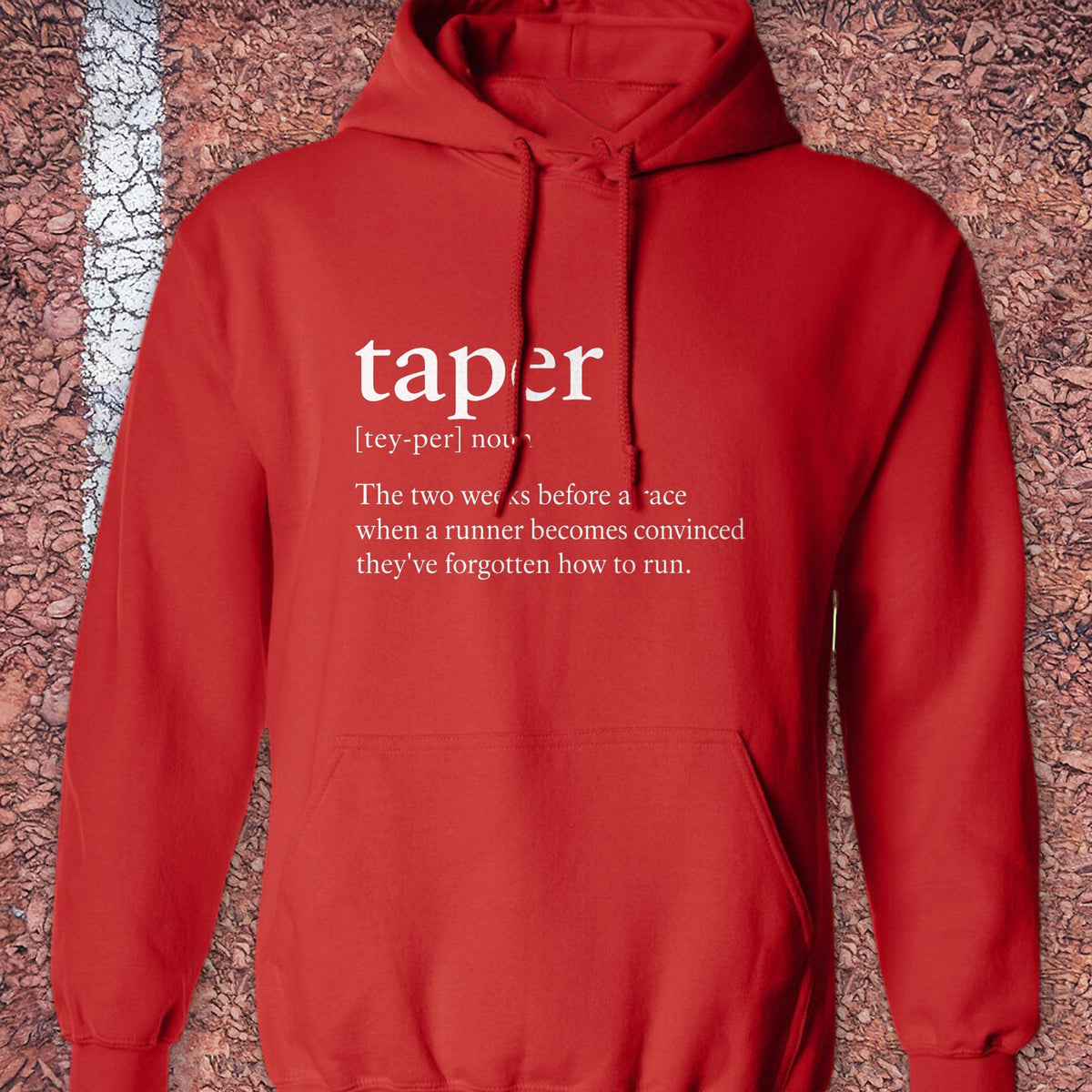 Taper Definition Hoodie - Red