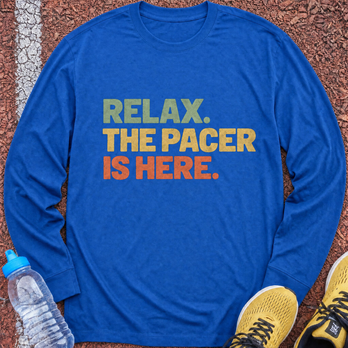 The Pacer Is Here Long Sleeve - Royal