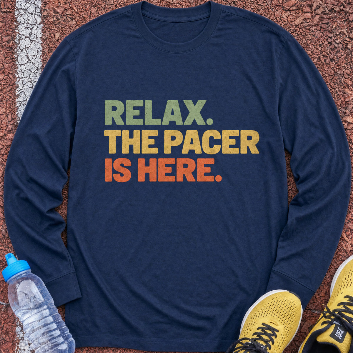 The Pacer Is Here Long Sleeve - Navy