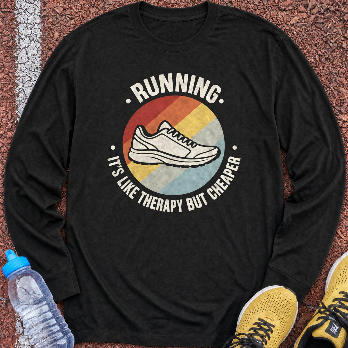 Therapy But Cheaper Long Sleeve - Black