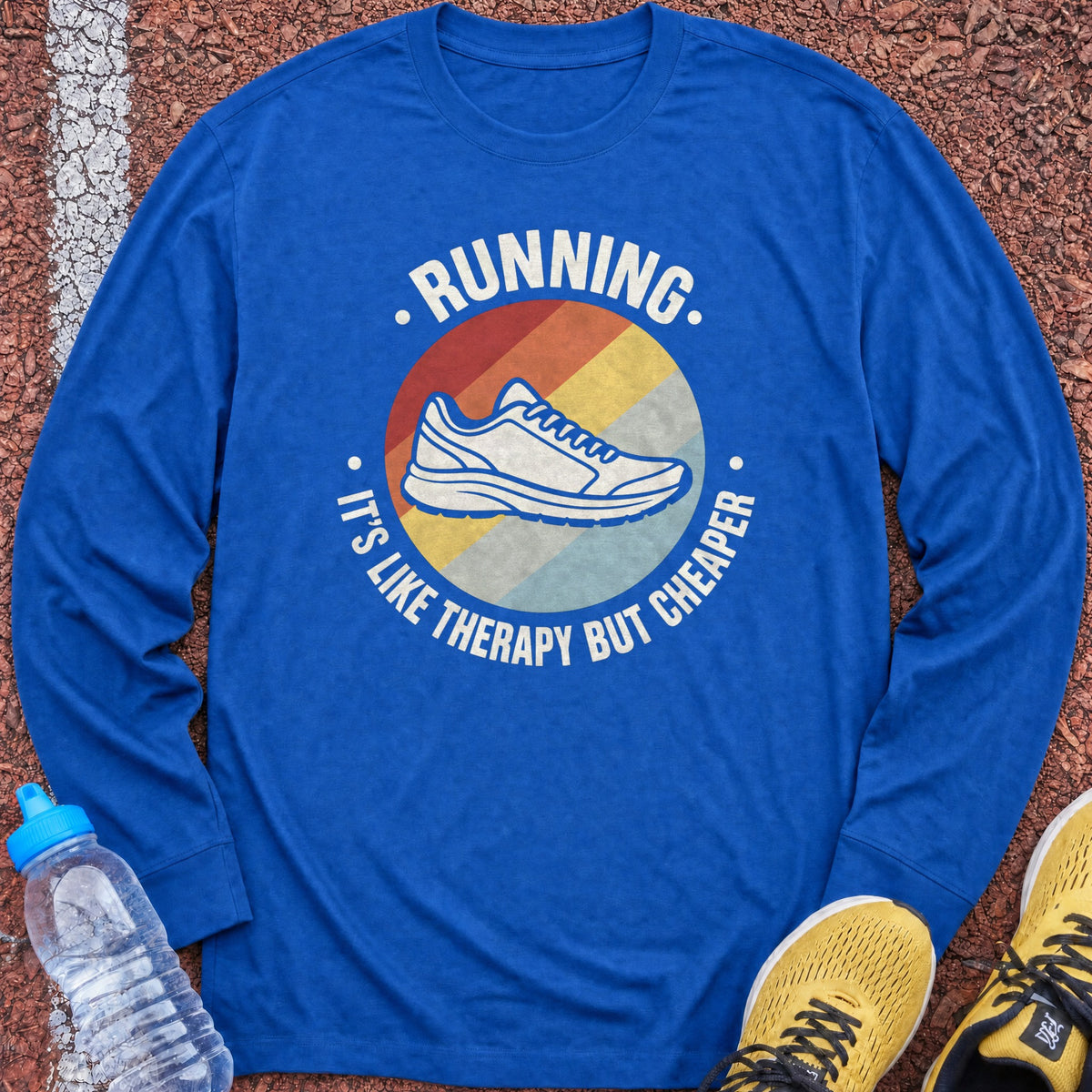 Therapy But Cheaper Long Sleeve - Royal