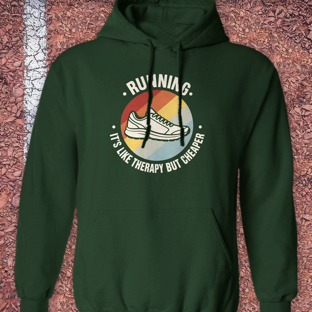 Therapy But Cheaper Hoodie - Forest Green