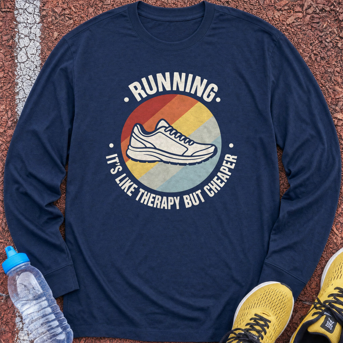 Therapy But Cheaper Long Sleeve - Navy