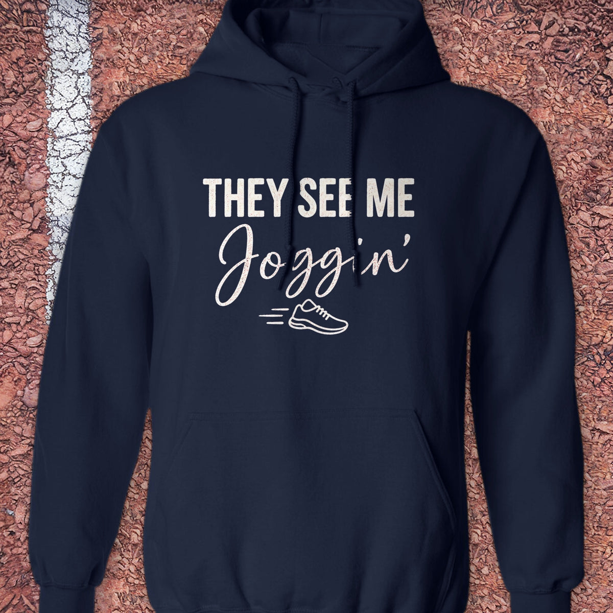 They See Me Joggin Hoodie - Navy