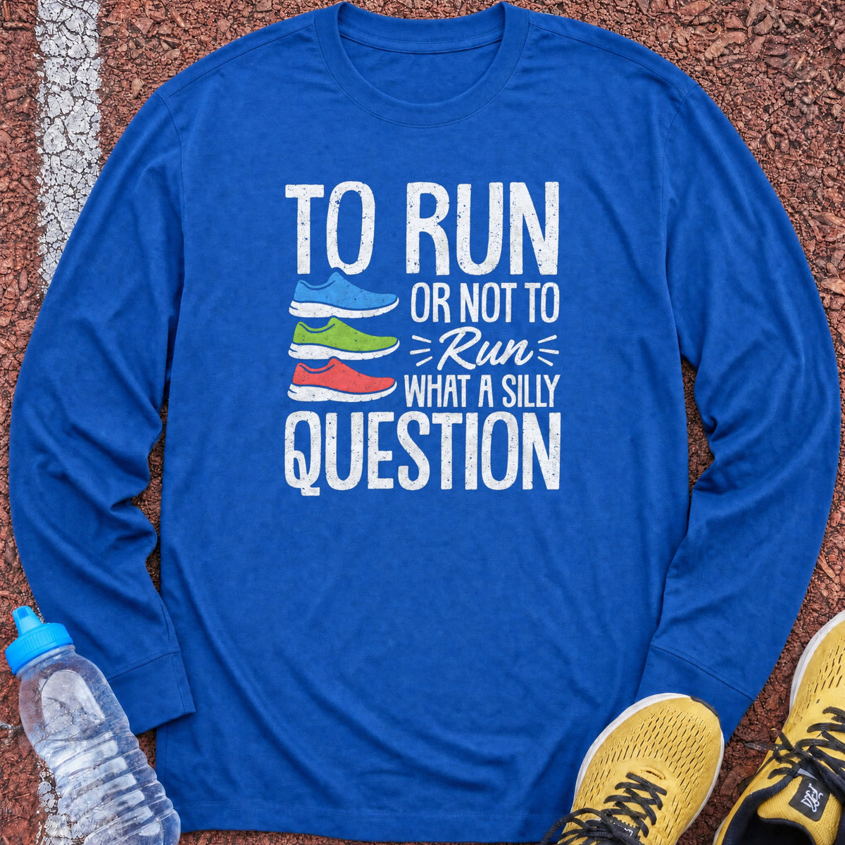 To Run or Not to Run Long Sleeve - Royal